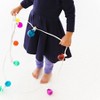 Mightly Toddler Fair Trade Organic Cotton Solid 3/4 Sleeve Twirl Dress - 2 of 3