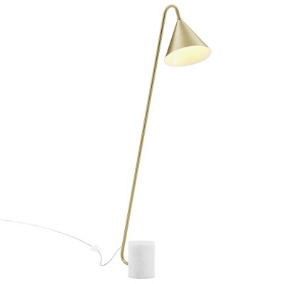 Modway Ayla Marble Base Floor Lamp - Marble Base, Requires 1 E26 40W Max Bulb (Not Included)