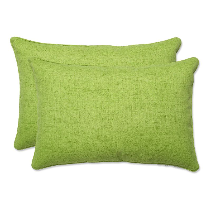 Fresco 2pc Rectangular Outdoor Throw Pillows - Pillow Perfect, 1 of 10
