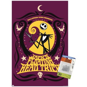 Trends International Disney Tim Burton's The Nightmare Before Christmas - Jack's Floating Head Unframed Wall Poster Prints - 1 of 4