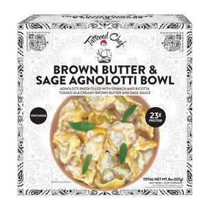 Tattooed Chef Frozen Brown Butter & Sage Agnolotti Bowl - 8oz - 1 of 4