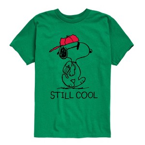 Boys' - Peanuts - Snoopy Joe Cool Still Cool Short Sleeve Graphic T-Shirt - 1 of 4