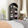 SUXXAN Metal Arched Cabinet with Glass Doors, Freestanding Display Cabinet with Adjustable Shelves, Assembly Required - 3 of 4