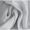 HLC.ME Semi Sheer Voile Light Filtering Transparent Window Curtain Grommet Panels - Set of 2 - 4 of 4