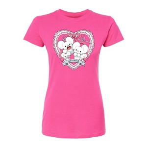 Women's - Pokémon - Maushold 4 Coquette Fitted Graphic T-Shirt - 1 of 2