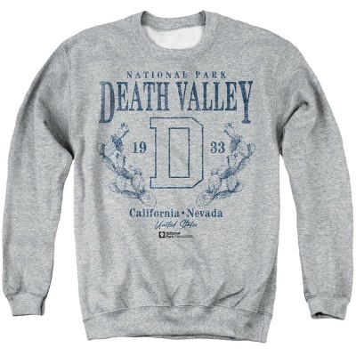 Men's Death Valley National Park Prickly Pear Wreath Crewneck Sweatshirt