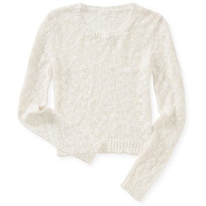 Aeropostale Womens Sheer Cropped Pullover Sweater - 1 of 1