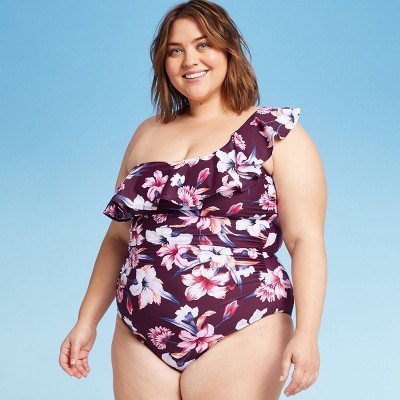 target one shoulder bathing suit