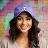 Dalix Alien Embroidered UFO Dad Hat Cotton Baseball Cap Adjustable Mens - 2 of 4