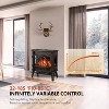 R.W.FLAME Electric Fireplace Heater, Infrared Fireplace Heater 1000/1500W, 3D Realistic Flames Effect, ETL Certificated, Adjustable Flame Brightness - image 4 of 4