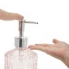 Unique Bargains Convenient Round Bottom Bamboo Grain Soap Dispenser 13.53oz 1 Pc - 3 of 4