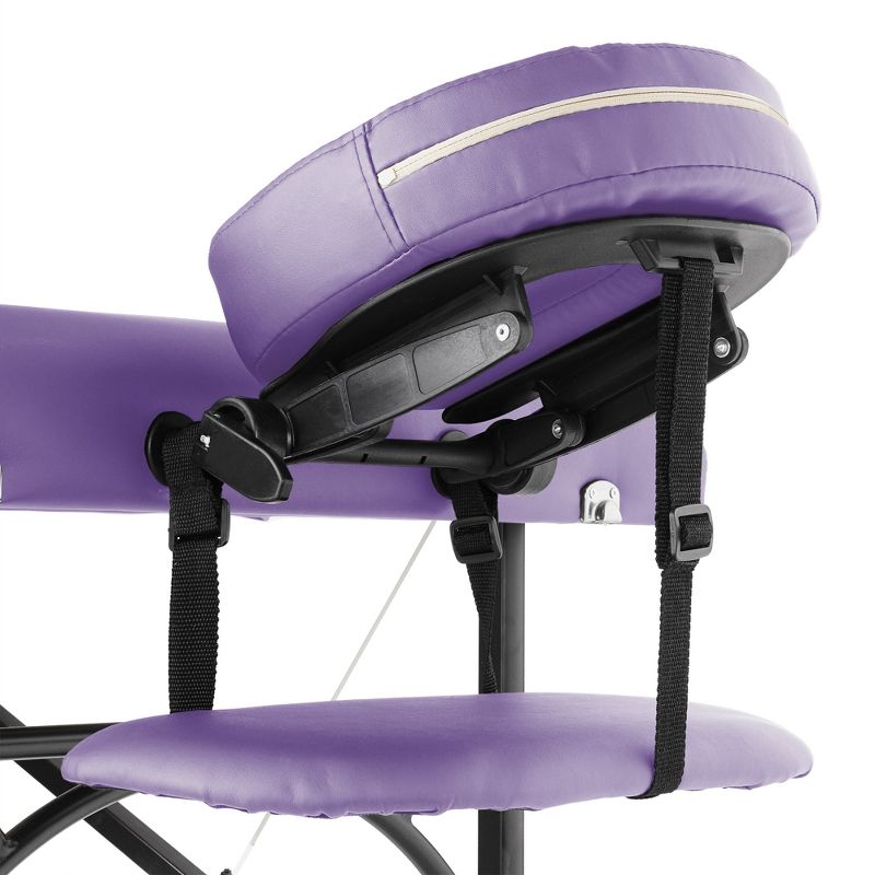 Saloniture Professional Portable Lightweight Bi-Fold Massage Table with Aluminum Legs, 2 of 8
