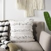 Collette Pillow - White - 20"X20" - Safavieh - 2 of 3