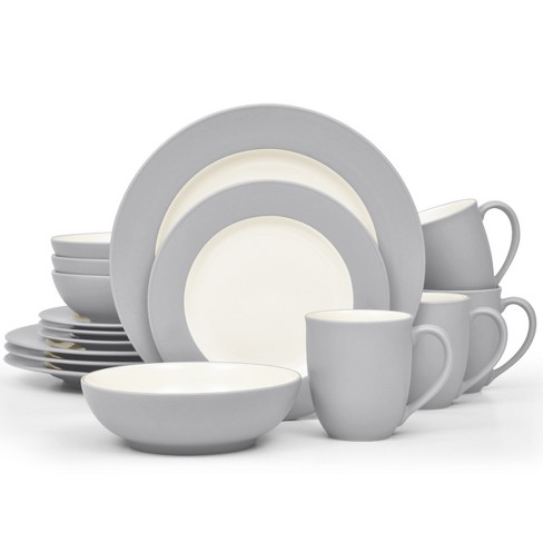 Staccato Wide-Rim Porcelain Dinnerware