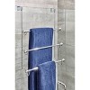 iDESIGN York Metal Split Finish Towel Holder: Over Door Bathroom Rack, Dual Bars, No Warranty - 3 of 4