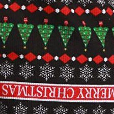 black - christmas fairisle