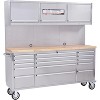 72" Tool Chest with 15 Drawers, Mobile Heavy-Duty Rolling Tool Cabinet with Locking System & Drawer Liners, Wheels - 2 of 4