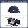 Dimensional diamond pattern Crossbody bag, suitable for leisure commuting, lightweight and easy to carry, essential for daily travel - 2 of 4