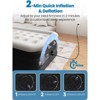 Twin XL Air Mattress Built-in Pump, 18" High, Leak-Tested, Fast Inflate, 500 lb Support - 4 of 4