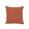 20x20 Inch Hand Woven Rust Southwest Geo Pillow Cotton With Polyester Fill by Foreside Home & Garden - 4 of 4
