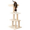 Two by Two Albany - Beige Scratching Post Cat Furniture - 44.1 in. Tall - 3 of 4