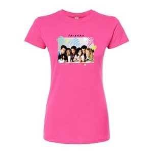 Women's - Friends - Retro Milshakes Fitted Graphic T-Shirt - 1 of 2
