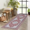 Coolmee Area Rugs Living Room Washable Boho Large Vintage Soft Rug Farmhouse Non-Slip Indoor Floor Carpet for Bedroom Dining Room - 2 of 4