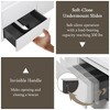 Whisen Floating Wall-Mounted Bathroom Vanity with Resin Sink, Water-Resistant Timber Cabinets and Drawers - 4 of 4