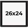 PosterPalooza | Modern Shadow Box 1" Depth Black Picture Frame - UV Acrylic, Backing Board, Hanging Hardware - 2 of 4