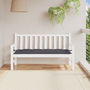VidaXL Garden Bench Cushion Anthracite 59.1"x19.7"x2.8" Oxford Fabric - 1 of 4