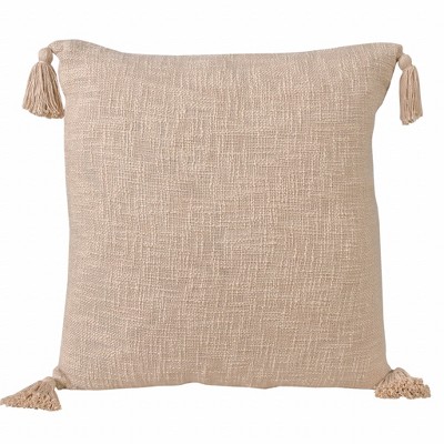 20" X 20"  100% Cotton Zippered Pillow