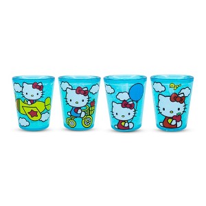 Silver Buffalo Sanrio Hello Kitty Classic Scenes 1.5-Ounce Freeze Gel Mini Cups | Set of 4 - 1 of 4