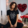 Simply Sage Market Women's My Cat Is My Valentine Short Sleeve Graphic Tee - 2 of 4