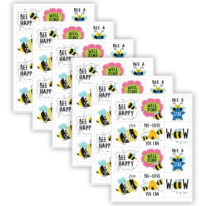 Creative Teaching Press® Bees Rewards Stickers, 1-1/2", 60 Per Pack, 6 Packs - 1 of 3