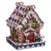 Kurt Adler 8 5/8 Inch Claydough and Metal Candy House with C7 UL Lighted Decorations - 2 of 4