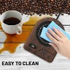 FAAYFIAN Coffee Mug Warmer with 3 Temp Settings & 6H Timer, Wood Grain Cup Warmer for Desk with Digital Display for Coffee, Tea & Candles - 4 of 4