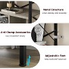 Homhougo 5 Tier Bookshelf with Storage, 61 Inch Tall Industrial Book Shelf with Open Display Bookshelves, 5 Shelf Bookcase with Metal Frame, Gray - 4 of 4