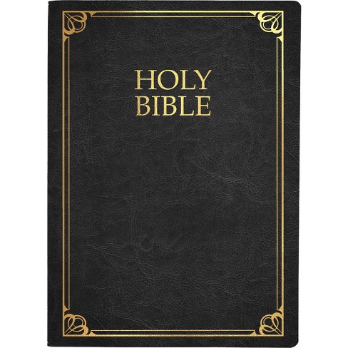 KJV Family Legacy Holy Bible, Large Print, Black Genuine Leather, Thumb  Index - (King James Version Sword Bible) by Whitaker House (Leather Bound)