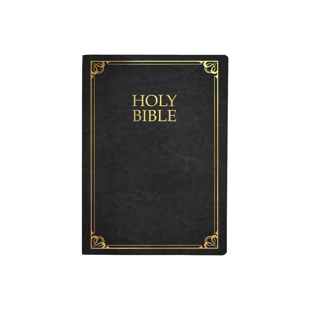 Kjver Family Legacy Holy Bible, Large Print, Black Genuine Leather, Thumb Index - (King James Version Easy Read Bible) by Whitaker House