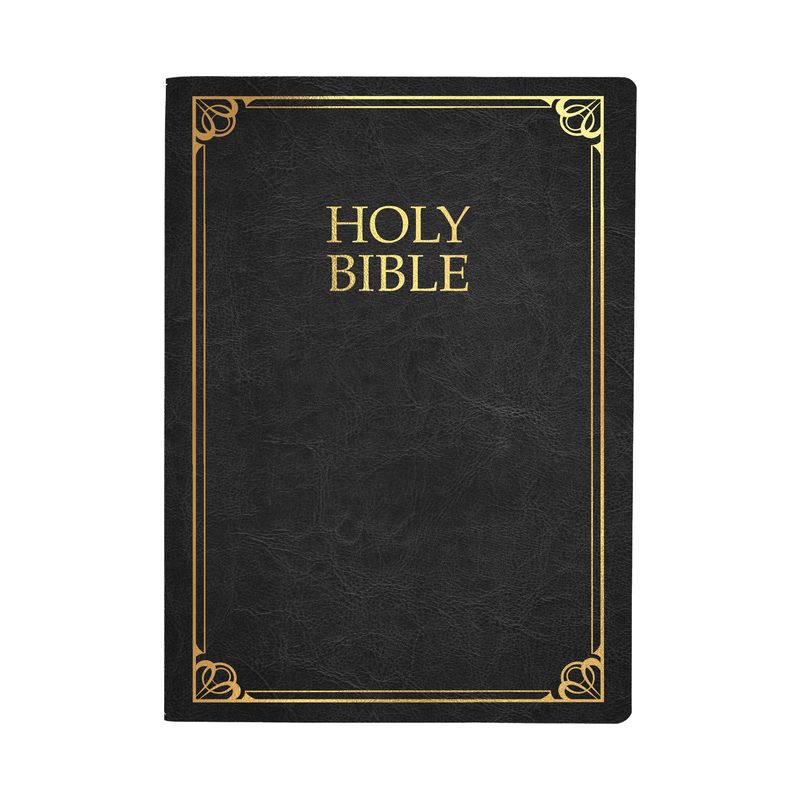 Kjver Family Legacy Holy Bible, Large Print, Black Genuine Leather, Thumb Index - (King James Version Easy Read Bible) by  Whitaker House, 1 of 2