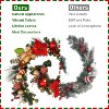 6ft Prelit Artificial Christmas Garland with 20 LED Lights & 8 Modes for Fireplace Mantle, Front Porch, Party, Stair handrail, Xmas Holiday Decor - 3 of 4