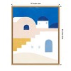Amanti Art Simple Santorini I by Victoria Barnes Canvas Wall Art Print Framed 16 x 20-in. - 4 of 4
