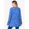Woman Within Plus Size Waffle Thermal Sweatshirt - 3 of 4