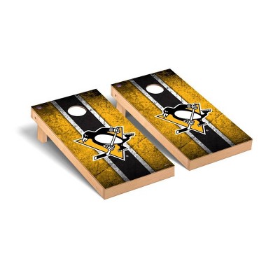 NHL Pittsburgh Penguins Premium Cornhole Board Vintage Version