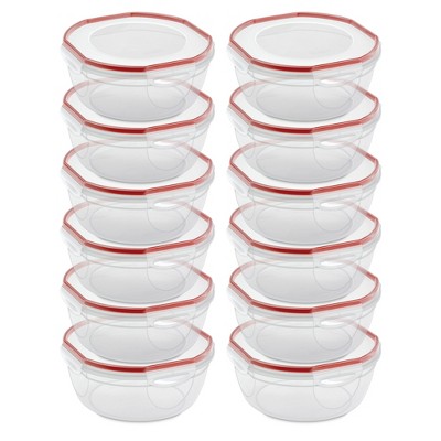 Sterilite Ultra Seal 4.7 Qt Plastic Food Storage Bowl Container w/ Lid