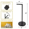 Evideco French Home Goods Freestanding Toilet Paper Holder with Folding Arm and Reserve - 4 of 4