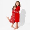 Bellabu Bear Toddler Winterberry Red Bamboo Girls' Long Sleeve Dress - 2 of 4
