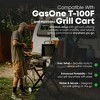 GasOne 2 Burner Flat Top Gas Grill with Lid – Auto Ignition Propane – Premium Stainless Steel Body with Pre Season Griddle, Oil Drip Tray - 4 of 4