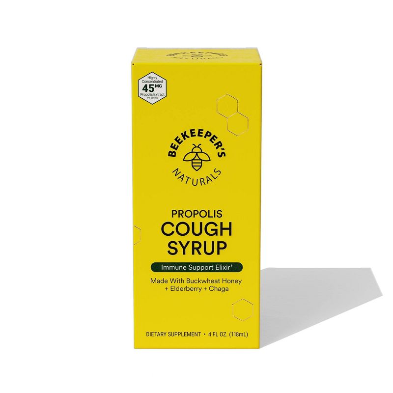 Beekeepers Naturals Daytime Propolis Cough Syrup - 4 fl oz, 5 of 9