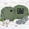 Simply Sage Market Women's Graphic Sweatshirt I'm A Cool Mom Smiley Face Front And Back - 3 of 4